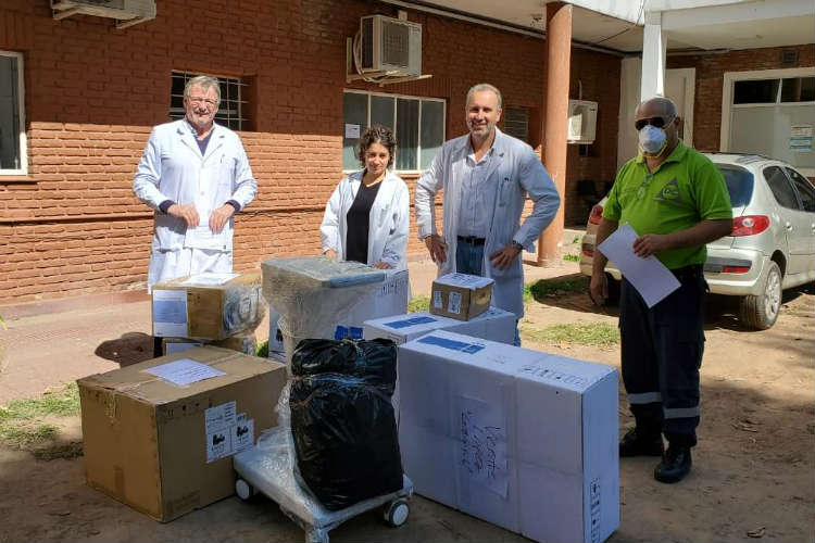 Entregan insumos y equipamiento al hospital Cetrángolo de Vicente López