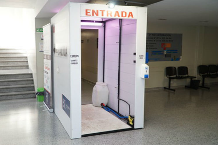 San Isidro incorpora cabinas sanitizantes en sus hospitales San Isidro incorpora cabinas sanitizantes en sus hospitales