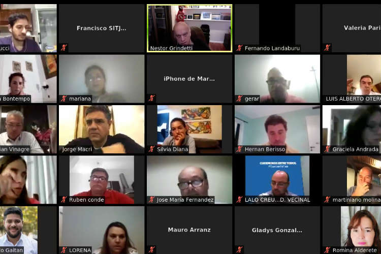 Jorge Macri y Nestor Grindetti dialogaron con más de 70 dirigentes de Juntos por el Cambio Jorge Macri y Nestor Grindetti dialogaron con más de 70 dirigentes de Juntos por el Cambio