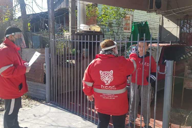Operativos en barrios de Tigre para detectar casos sospechosos de COVID-19
