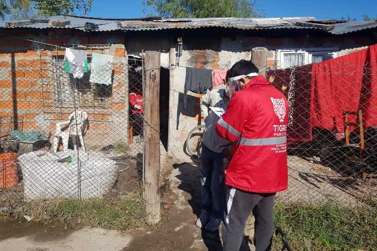 Operativos en barrios de Tigre para detectar casos sospechosos de COVID-19