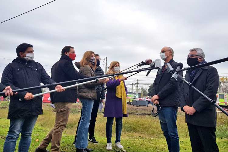 El Ministro de Salud Daniel Gollan
 junto al intendente de Tigre Julio Zamora 
