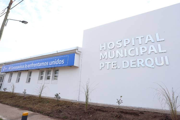  Axel Kicillof este miércoles en la apertura del nuevo Hospital Municipal “Presidente Derqui” en Pilar. Participaron el intendente local, Federico Achaval