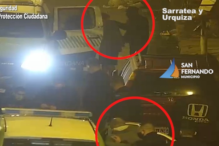Robaron una heladera y los detectaron por las cámaras