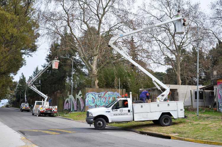Julio Zamora supervisó obras en Don Torcuato 