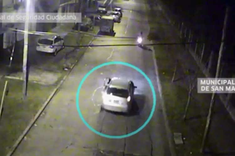 San Martín: Buscan a los acusados de atropellar y matar a un motociclista con un auto robado