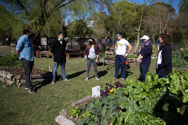 Restaurante de San Isidro compra la producción de jóvenes con discapacidad de la huerta municipal