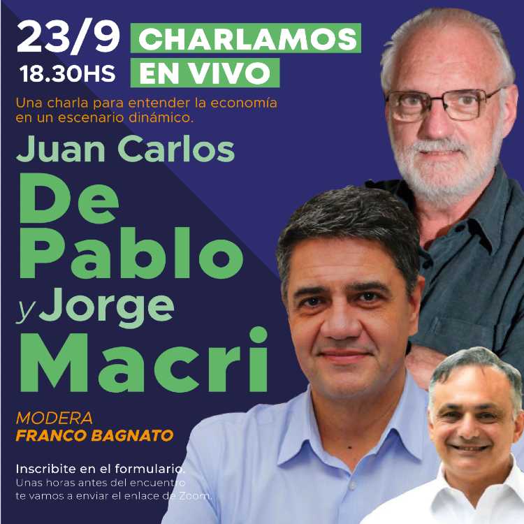 Jorge Macri y Juan Carlos de Pablo: Una charla abierta a la comunidad para entender la economía