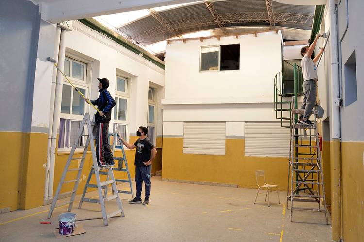 REalizan mejoras edilicias en la Escuela Primaria N°3 de Tigre centro REalizan mejoras edilicias en la Escuela Primaria N°3 de Tigre centro