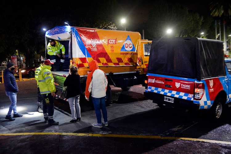 Tigre desplegó un amplio operativo preventivo por la sudestada