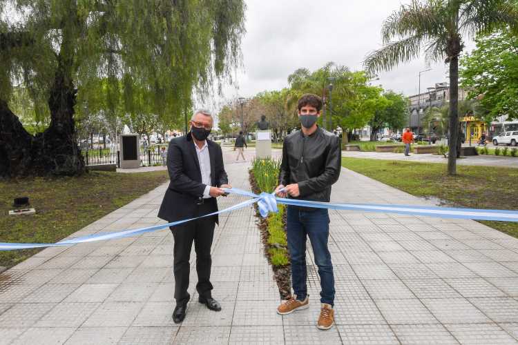 Tigre y San Fernando inauguraron la remodelación de las plazas del Canal Tigre y San Fernando inauguraron la remodelación de las plazas del Canal