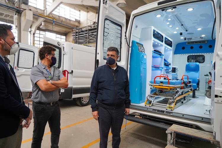 Vicente López incorpora una nueva ambulancia anti COVID-19