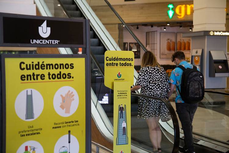 Gustavo Posse recorrió Unicenter para supervisar las medidas de seguridad