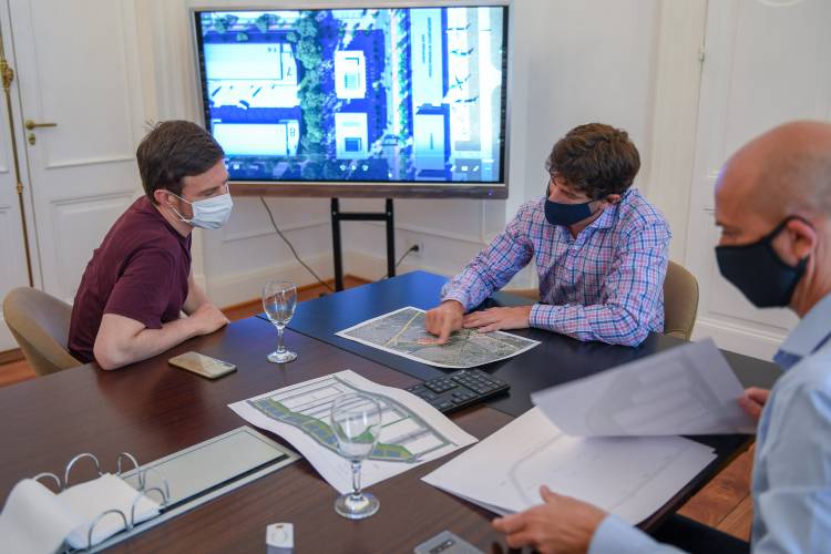 Juan Andreotti se reunió con el Ministro Augusto Costa para trabajar sobre el futuro Parque Industrial