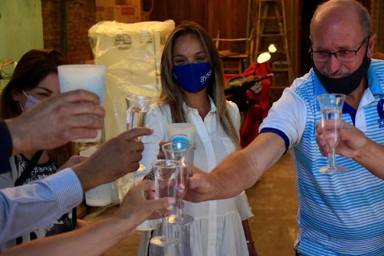 Malena Galmarini cumplió su primer año al frente de AYSA Malena Galmarini cumplió su primer año al frente de AYSA