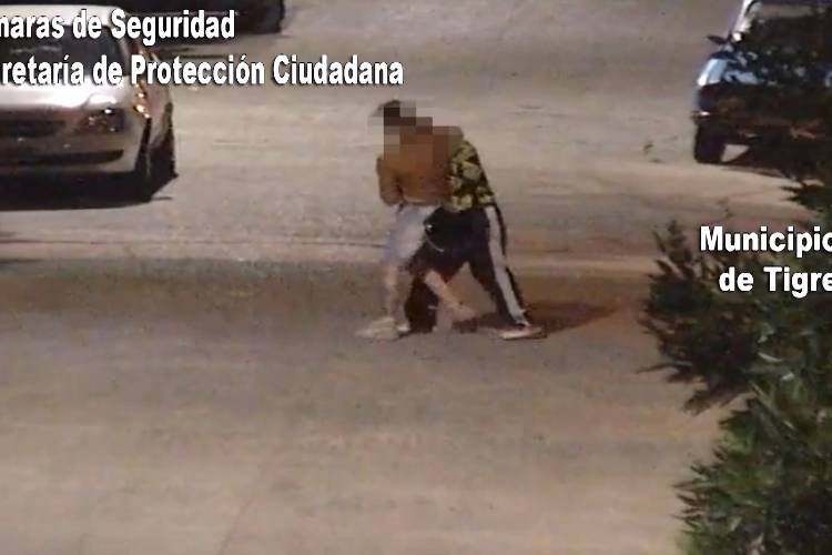 Las cámaras de Tigre permitieron detener a un hombre por golpear salvajemente a su pareja Las cámaras de Tigre permitieron detener a un hombre por golpear salvajemente a su pareja