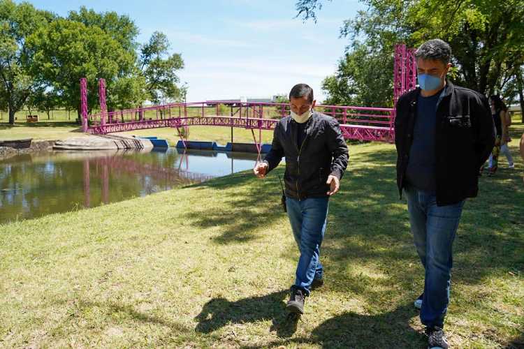Jorge Macri junto a Javier Iguacel visitaron a emprendedores en Capitán Sarmiento