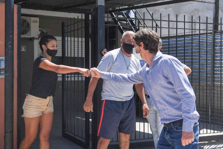 Juan Andreotti recorrió la obra del gran Parque que se construye donde fue entubado el zanjón Fate. Juan Andreotti recorrió la obra del gran Parque que se construye donde fue entubado el zanjón Fate.