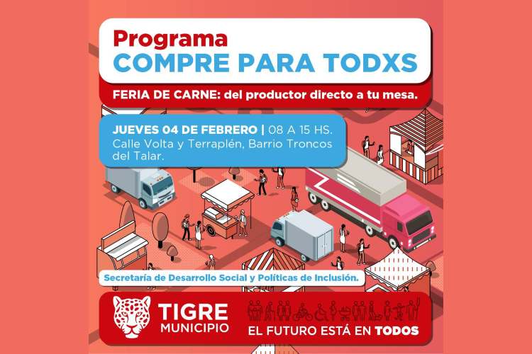 Llega a Tigre el programa Compre para Todxs. Llega a Tigre el programa Compre para Todxs.