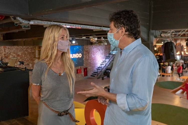 Posse visitó el nuevo espacio creativo de Cris Morena en Martínez Posse visitó el nuevo espacio creativo de Cris Morena en Martínez
