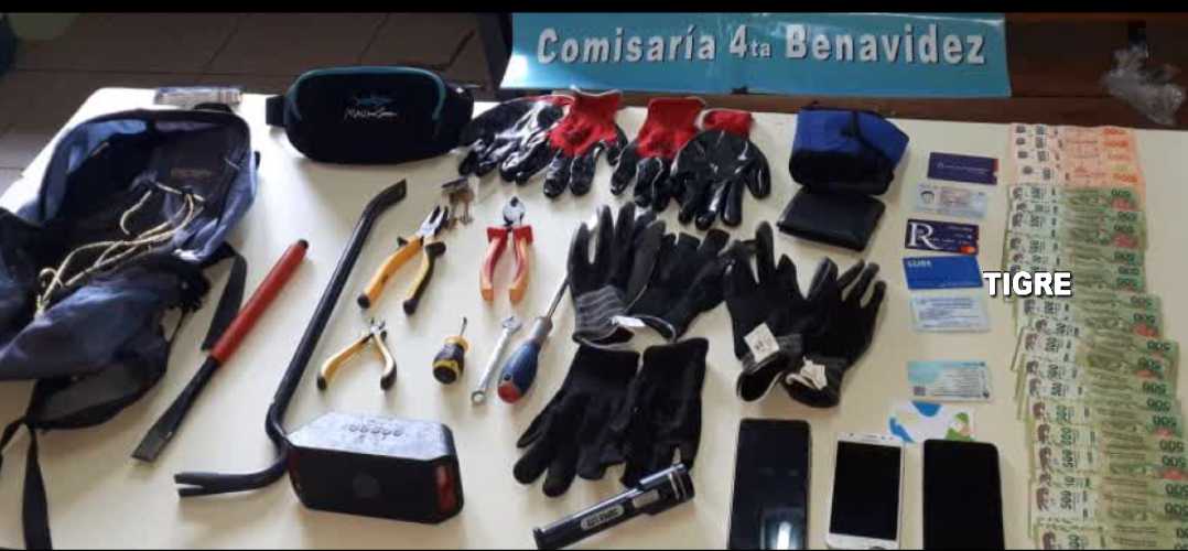 Persecución en Benavidez: Detienen a una banda robacasas Persecución en Benavidez: Detienen a una banda robacasas