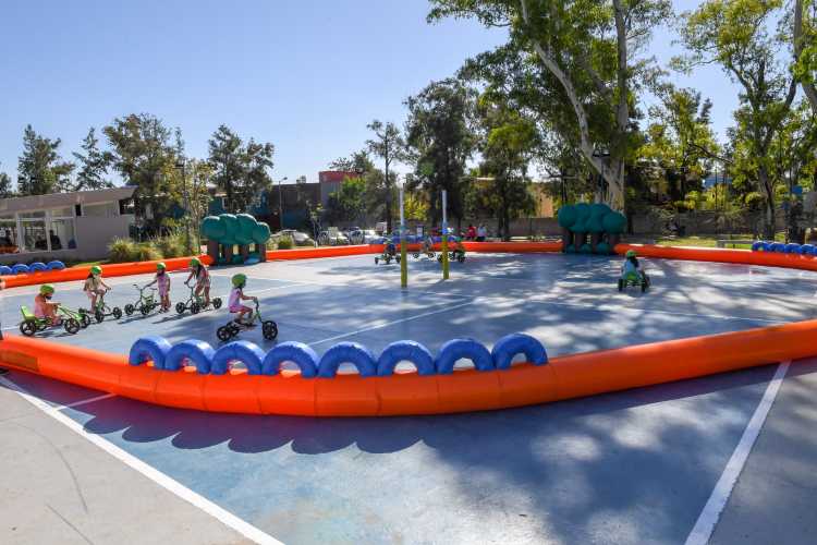 San Fernando compartió un fin de semana con juegos y deportes en el Parque del Bicentenario