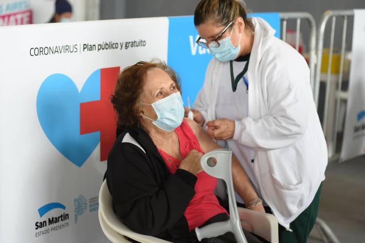 En San Martín ya se aplicaron 22.743 vacunas contra el Covid-19 En San Martín ya se aplicaron 22.743 vacunas contra el Covid-19