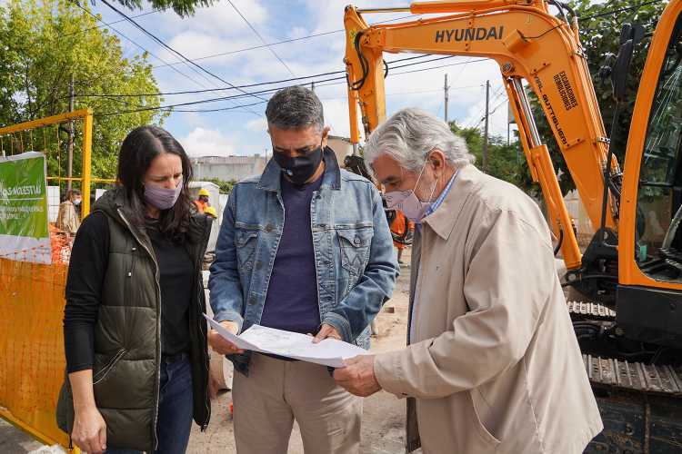 Las obras hidráulicas de Florida Oeste beneficiarán a más de 50 mil vecinos