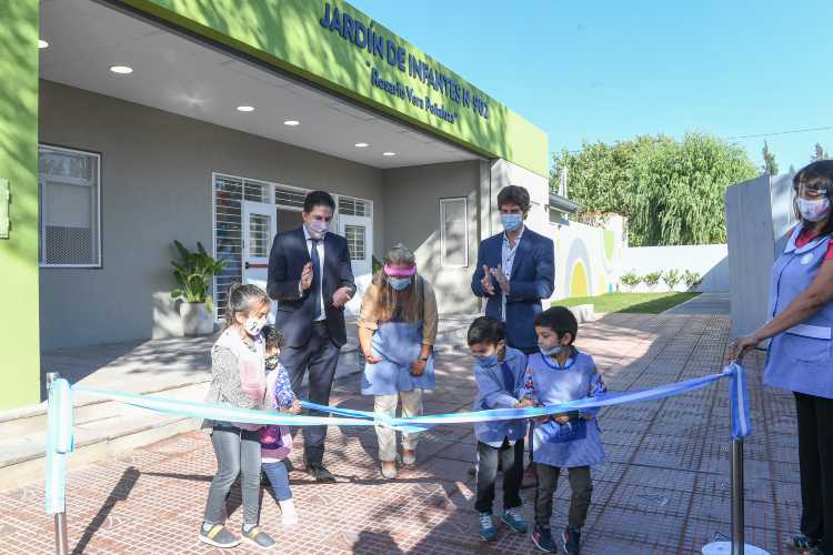 Juan Andreotti y Nicolás Trotta inauguraron el nuevo Jardín Nº 902 de San Fernando