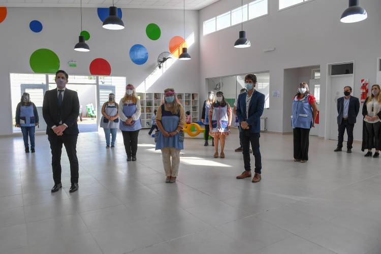 Juan Andreotti y Nicolás Trotta inauguraron el nuevo Jardín Nº 902 de San Fernando