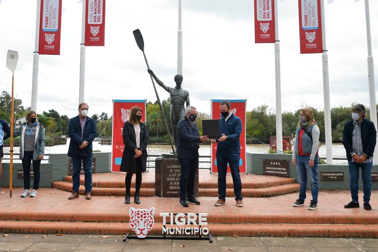 El Municipio de Tigre conmemoró el Día Nacional del Remero junto a atletas locales El Municipio de Tigre conmemoró el Día Nacional del Remero junto a atletas locales