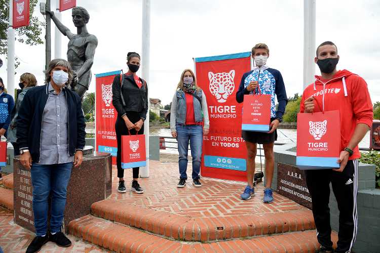 El Municipio de Tigre conmemoró el Día Nacional del Remero junto a atletas locales