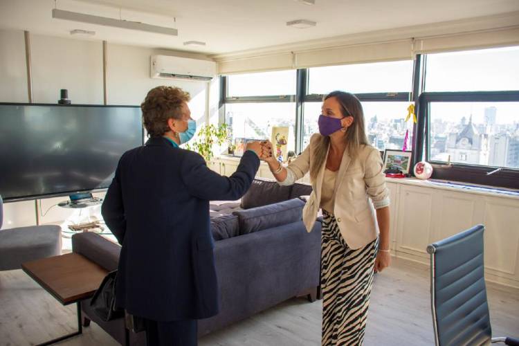 Malena Galmarini recibió a la Embajadora de Israel, Galit Ronen