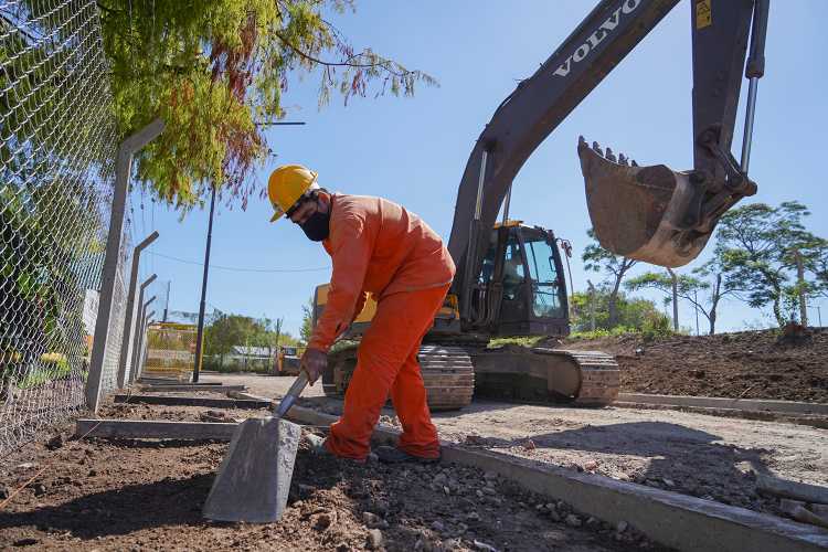 Avanza la renovación integral del Paseo de los Vientos en Vicente López