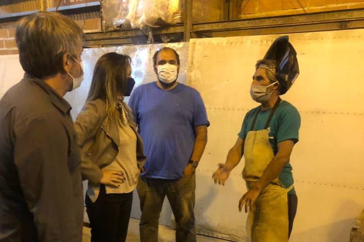 Malena Galmarini visitó la Escuela de oficios “Mejor Tigre”