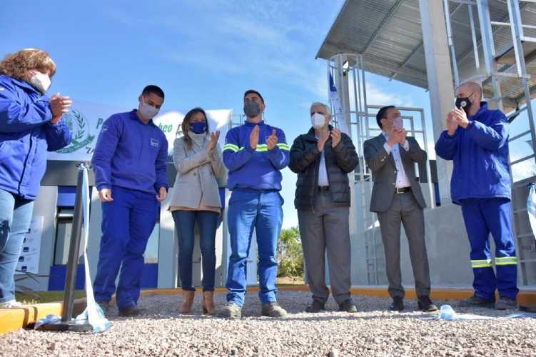 Malena Galmarini inauguró nuevas instalaciones del Rebombeo El Cruce en Florencio Varela