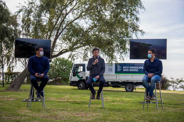 San Isidro lanzó un programa para recolectar residuos reciclables casa por casa