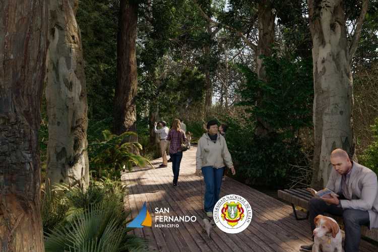 San Fernando y UNLu acordaron mejorar la Universidad y cuidar la Reserva Ecológica Educativa