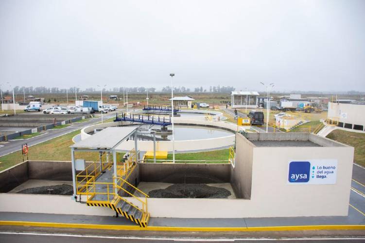 Alberto Fernández inauguró la Planta Depuradora Presidente Perón Alberto Fernández inauguró la Planta Depuradora Presidente Perón