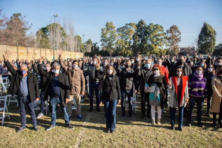 Malena Galmarini encabezó el plenario del Frente de Todos en Tigre Malena Galmarini encabezó el plenario del Frente de Todos en Tigre