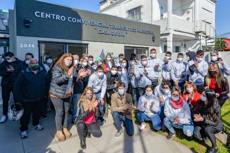 Se inauguró en San Fernando la renovación de la “Casa de Día” para jóvenes contra las adicciones