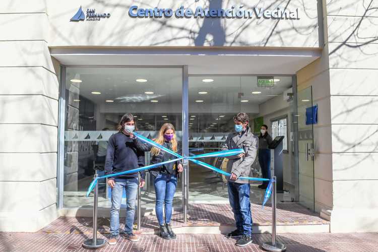 Juan Andreotti inauguró el nuevo Centro de Atención Vecinal de San Fernando