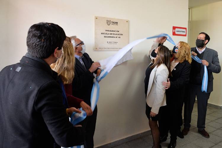 El municipio de Tigre inauguró la escuela secundaria N°46 del barrio Las Tunas El municipio de Tigre inauguró la escuela secundaria N°46 del barrio Las Tunas