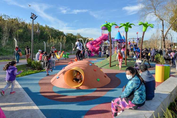 San Fernando inauguró un gran parque donde antes había un zanjón a cielo abierto San Fernando inauguró un gran parque donde antes había un zanjón a cielo abierto
