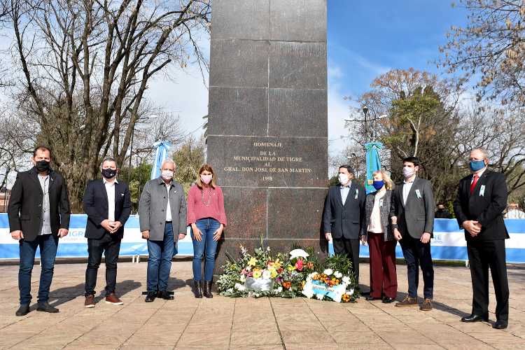 Tigre conmemoró el 171 aniversario del paso a la inmortalidad del General José de San Martín Tigre conmemoró el 171 aniversario del paso a la inmortalidad del General José de San Martín