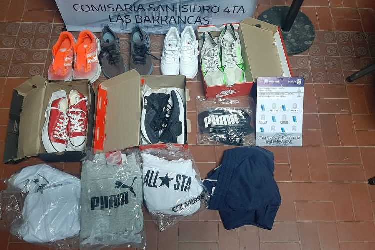 Detuvieron a un hombre que robó en dos comercios de San Isidro