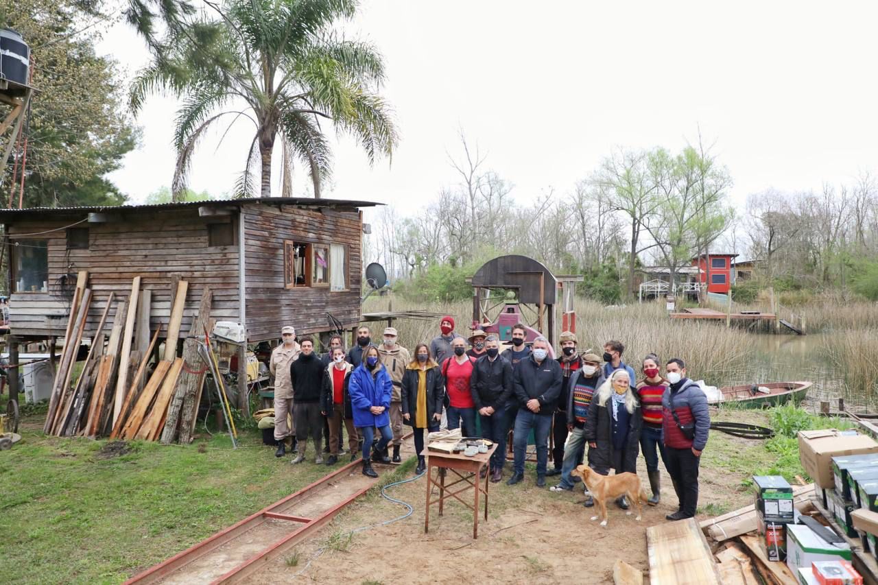 Zabaleta, Frederic y Galmarini visitaron proyectos productivos el Delta de Tigre
