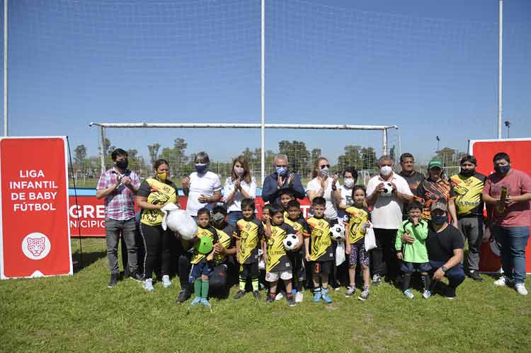 Lanzaron la Liga Municipal Infantil de Baby Fútbol de Tigre