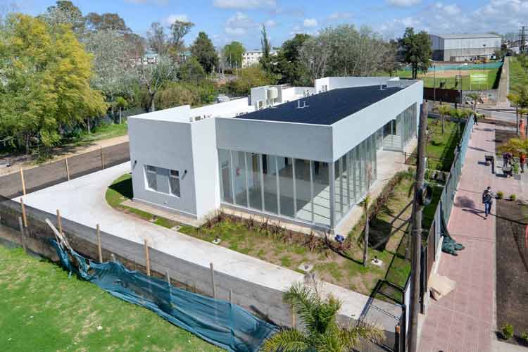 Juan Andreotti recorrió la última etapa de obra del nuevo Centro de Salud 31 Juan Andreotti recorrió la última etapa de obra del nuevo Centro de Salud 31