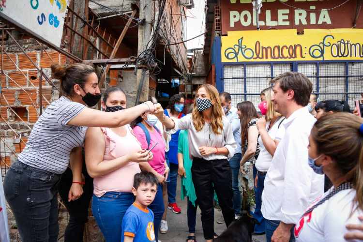 Tolosa Paz en la presentación de la lista del Frente de Todos en Vicente López
